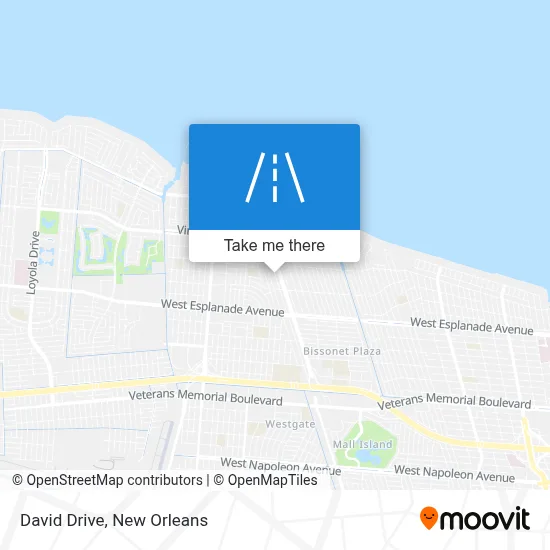 David Drive map