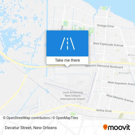 Decatur Street map