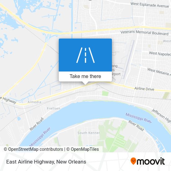 Mapa de East Airline Highway