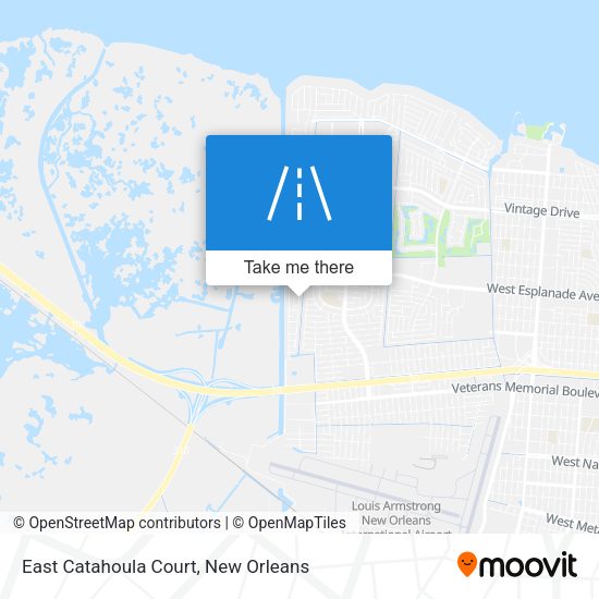 East Catahoula Court map