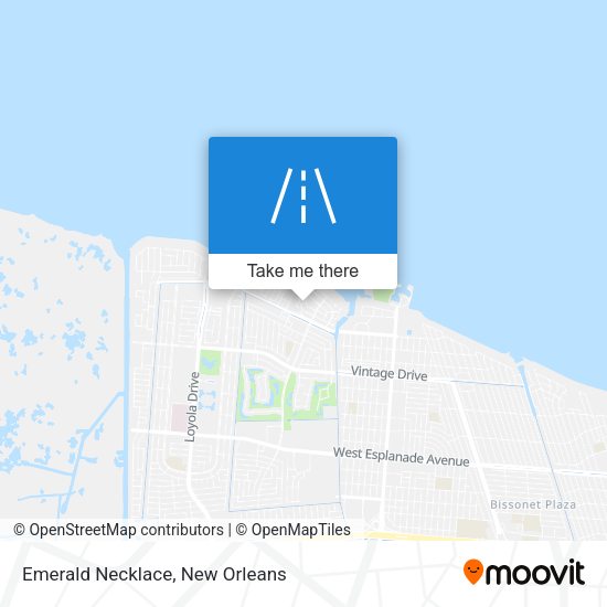 Emerald Necklace map