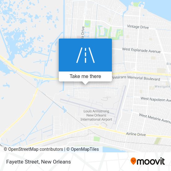 Mapa de Fayette Street