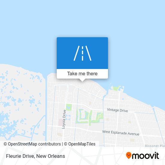Mapa de Fleurie Drive