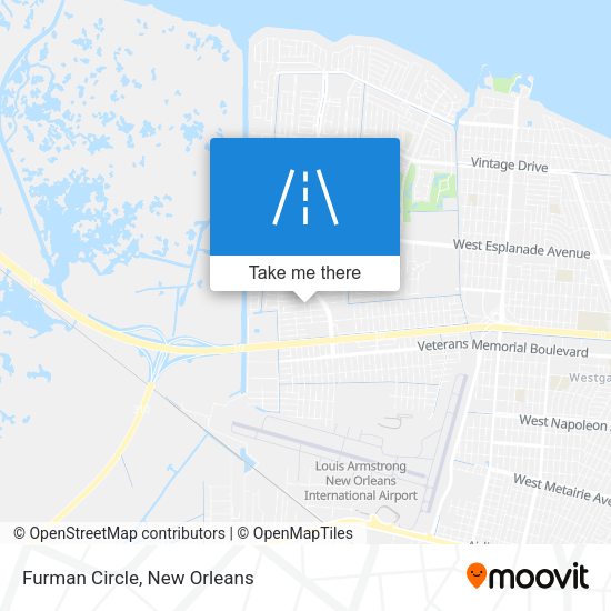 Furman Circle map