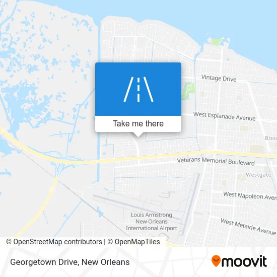 Georgetown Drive map