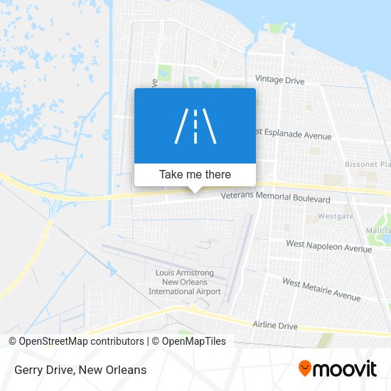 Mapa de Gerry Drive