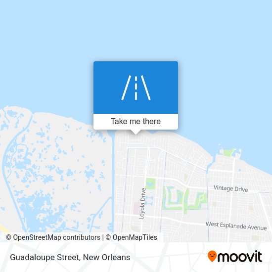 Guadaloupe Street map