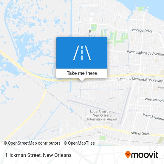 Hickman Street map