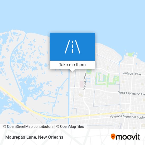 Mapa de Maurepas Lane