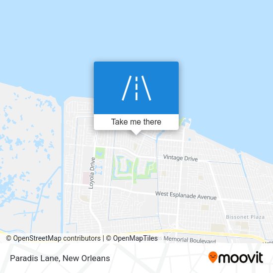 Mapa de Paradis Lane