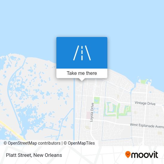 Mapa de Platt Street