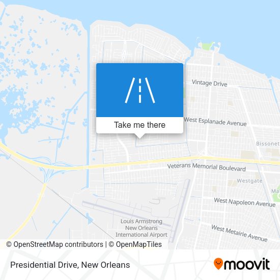 Presidential Drive map