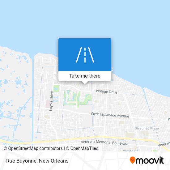 Mapa de Rue Bayonne