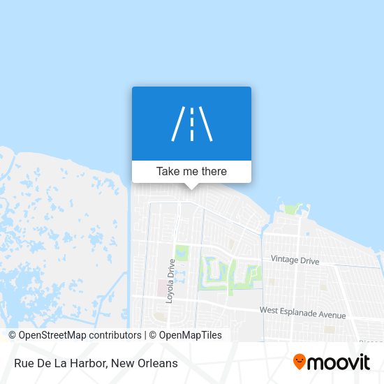 Rue De La Harbor map