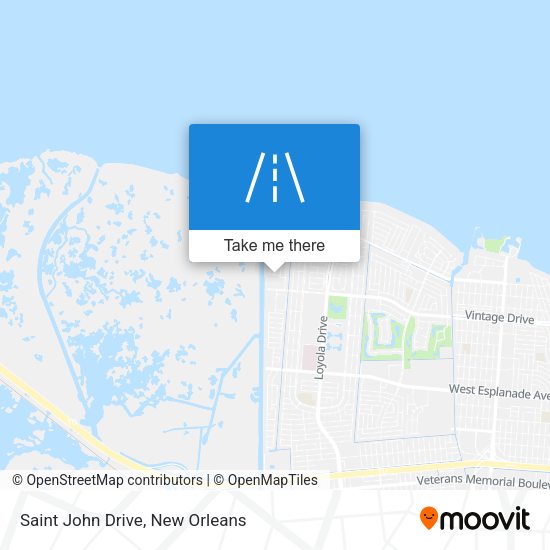 Saint John Drive map