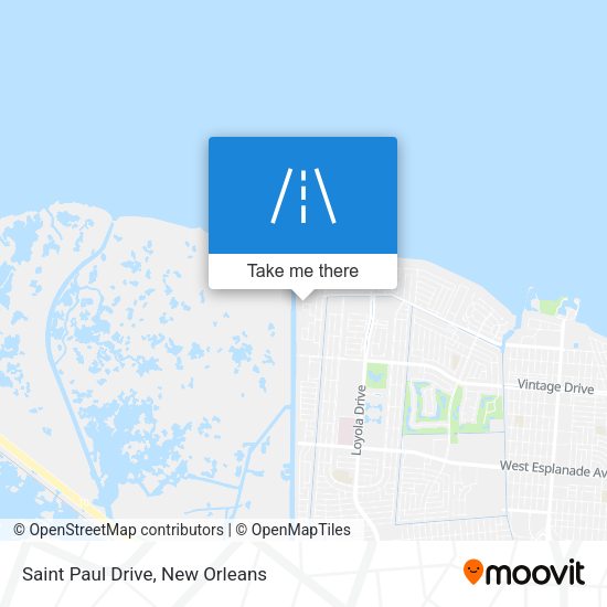 Saint Paul Drive map