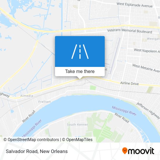 Mapa de Salvador Road