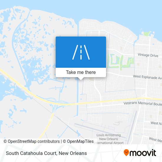 South Catahoula Court map