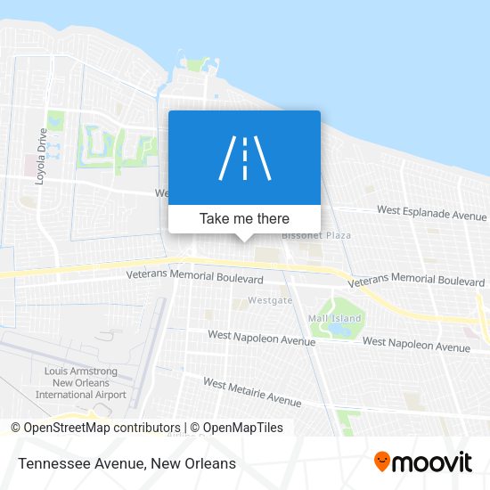 Mapa de Tennessee Avenue