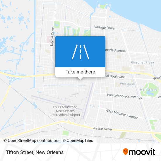 Mapa de Tifton Street
