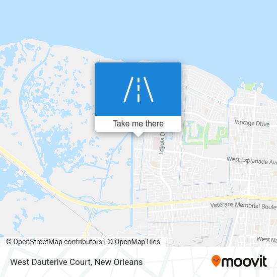 West Dauterive Court map