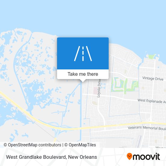 Mapa de West Grandlake Boulevard