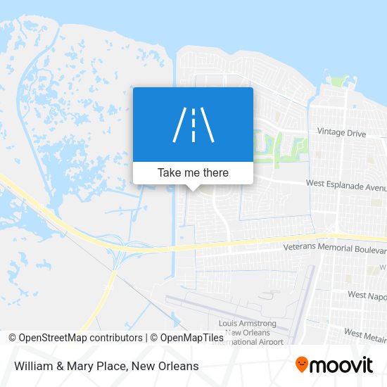 William & Mary Place map