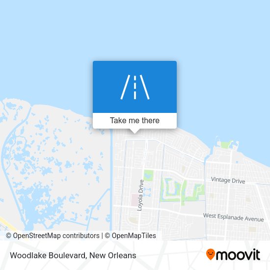 Woodlake Boulevard map