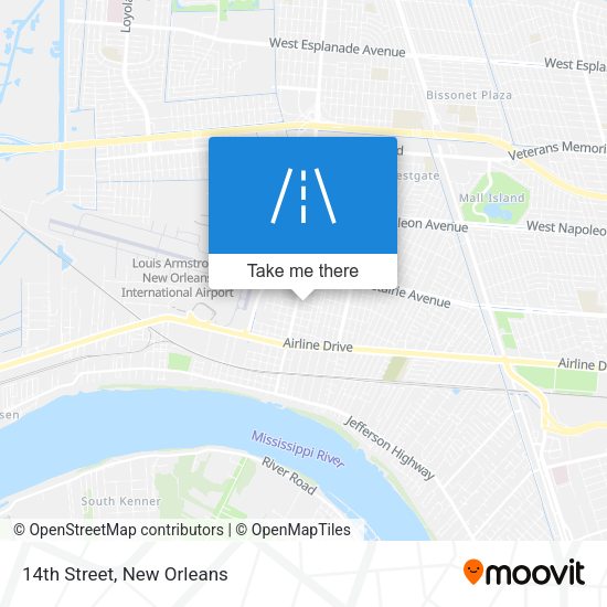 Mapa de 14th Street