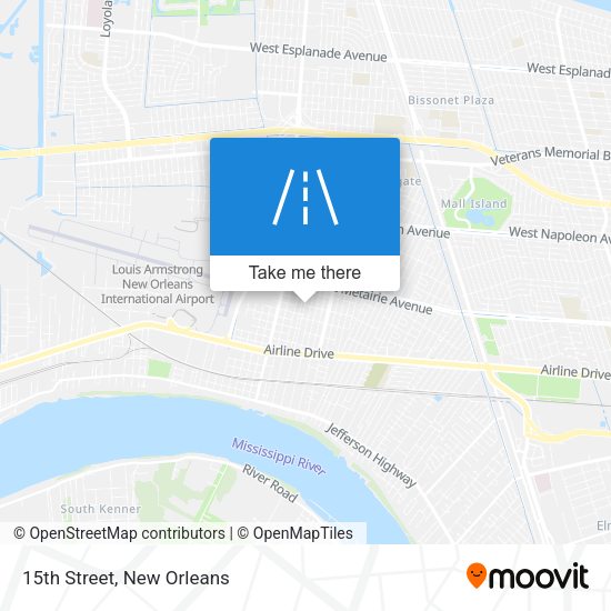 Mapa de 15th Street