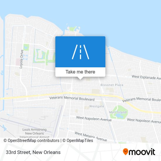 Mapa de 33rd Street