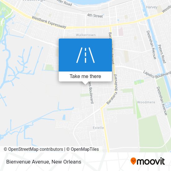 Bienvenue Avenue map