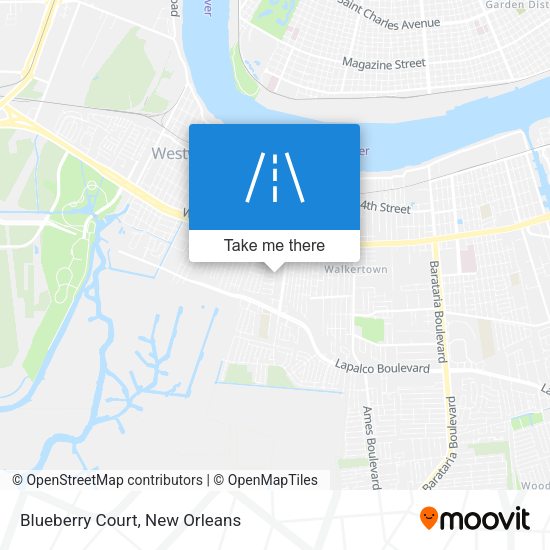 Blueberry Court map