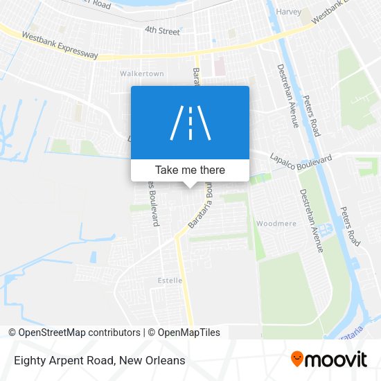 Eighty Arpent Road map