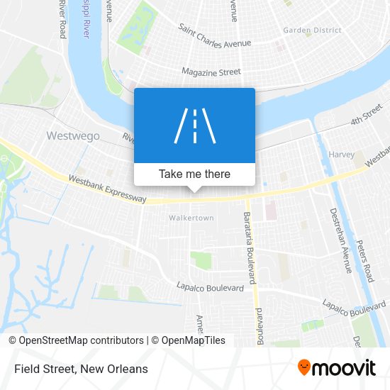 Mapa de Field Street