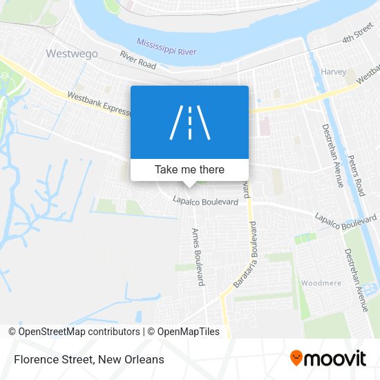 Mapa de Florence Street