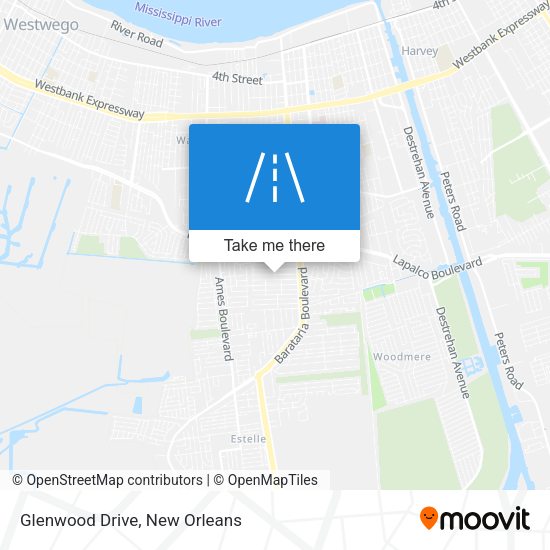 Mapa de Glenwood Drive