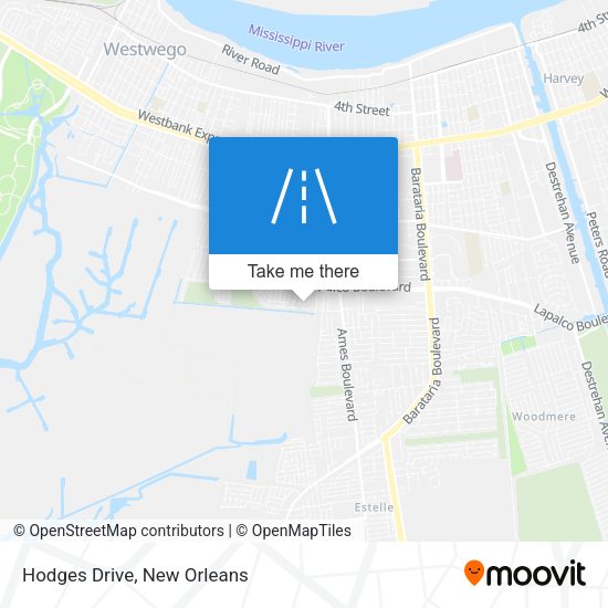Mapa de Hodges Drive