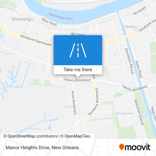 Manor Heights Drive map