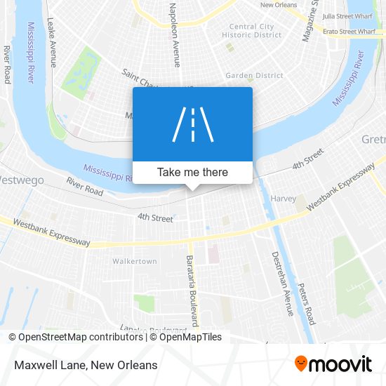 Mapa de Maxwell Lane