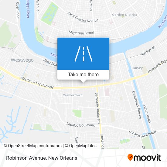 Mapa de Robinson Avenue