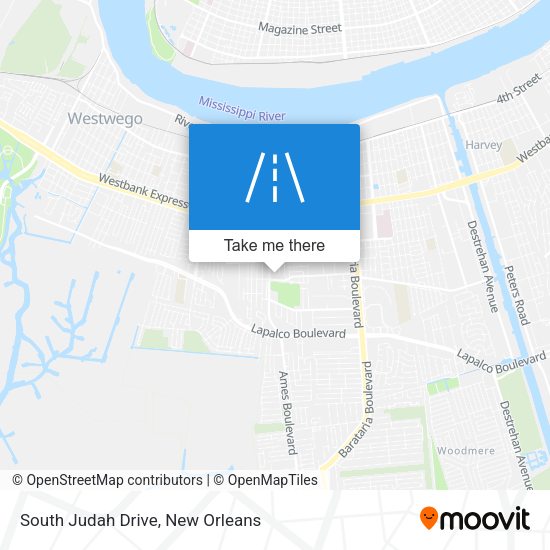 South Judah Drive map