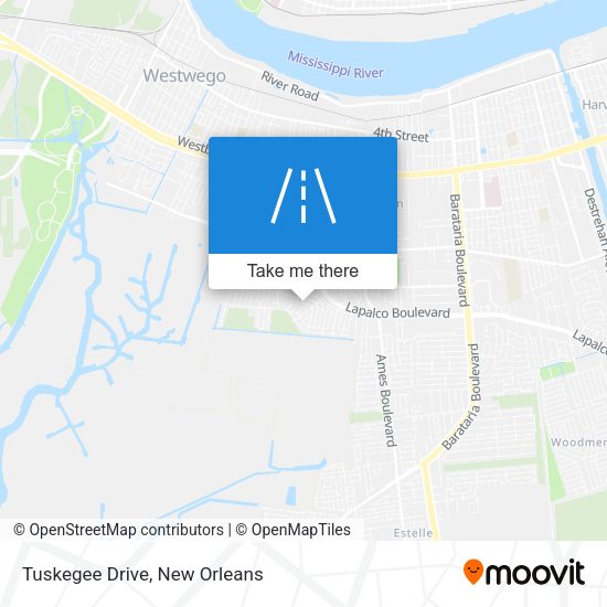 Tuskegee Drive map