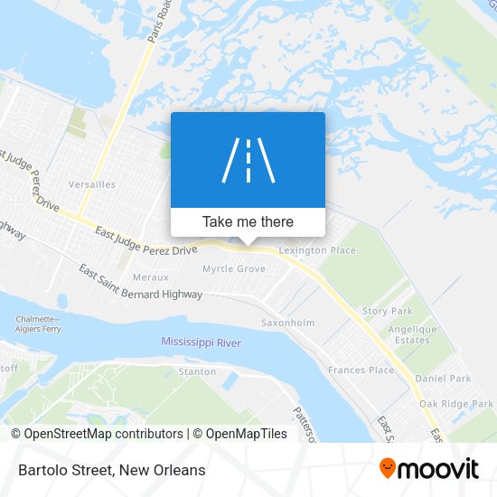 Mapa de Bartolo Street