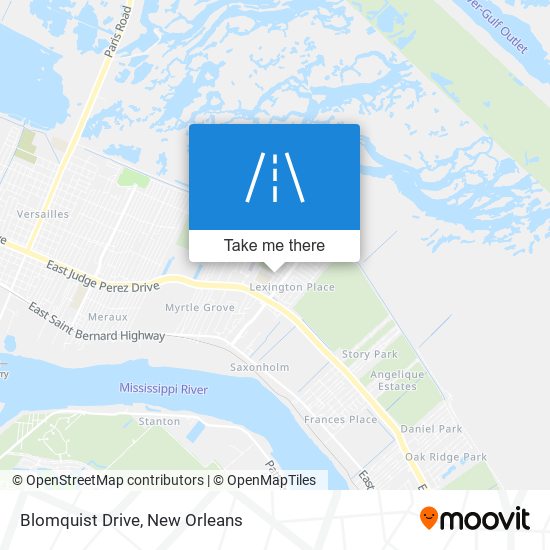 Blomquist Drive map