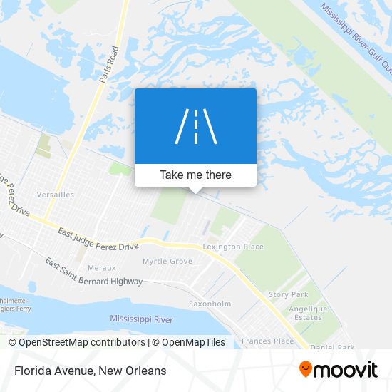 Mapa de Florida Avenue