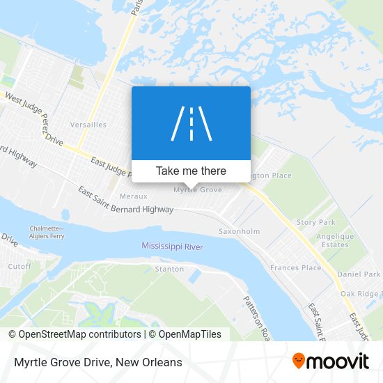 Myrtle Grove Drive map