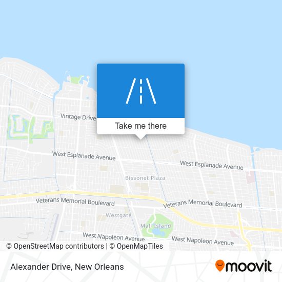 Alexander Drive map