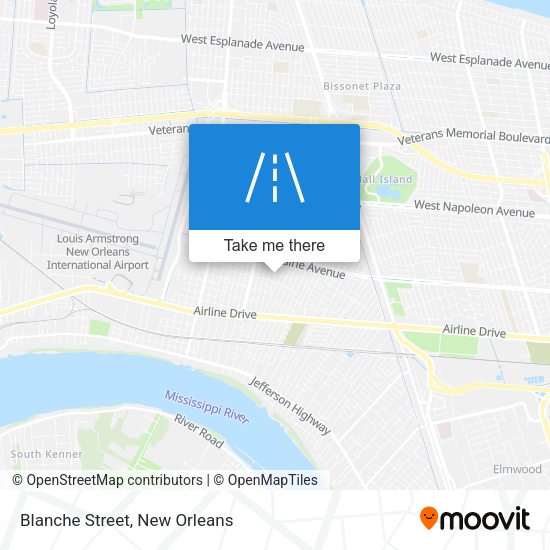 Mapa de Blanche Street