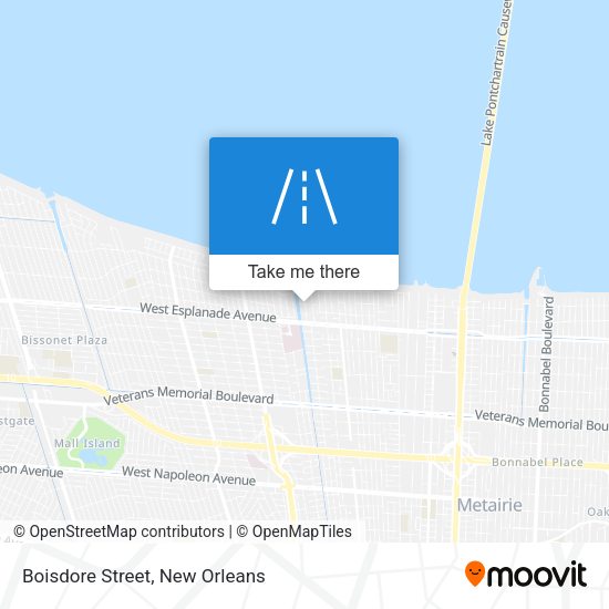 Mapa de Boisdore Street